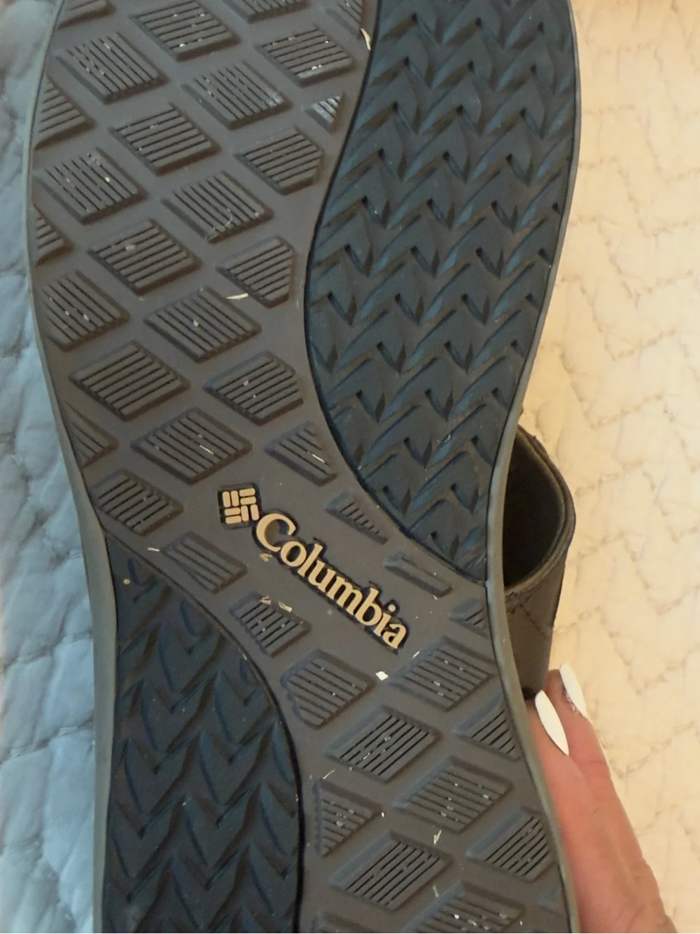 Columbia Men’s  Olive Brown Hook-and-Loop Outdoor Sandals